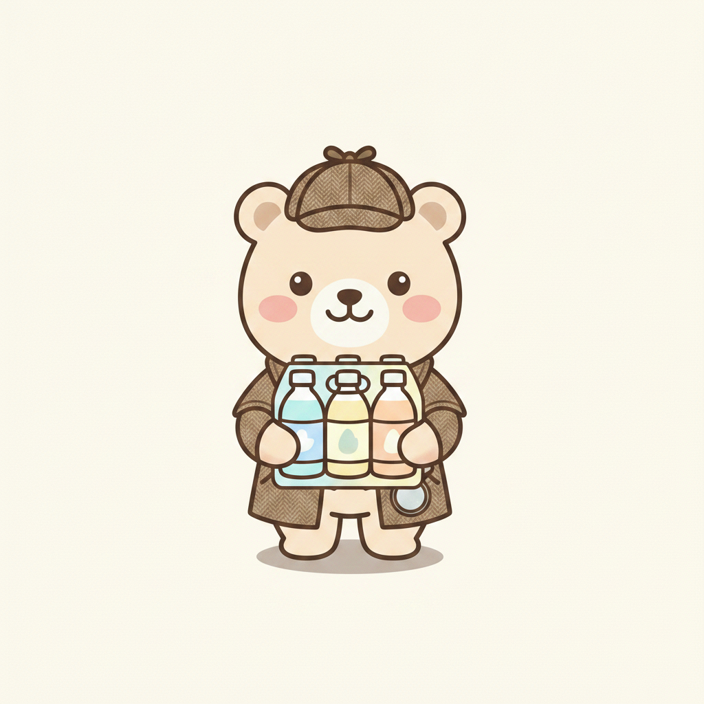 ひかクマくんのイラスト