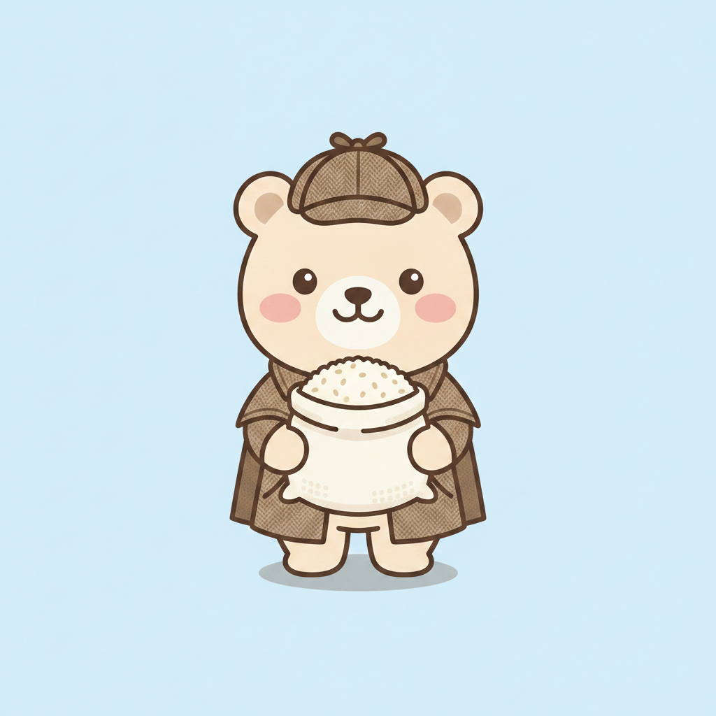 ひかクマくんのイラスト
