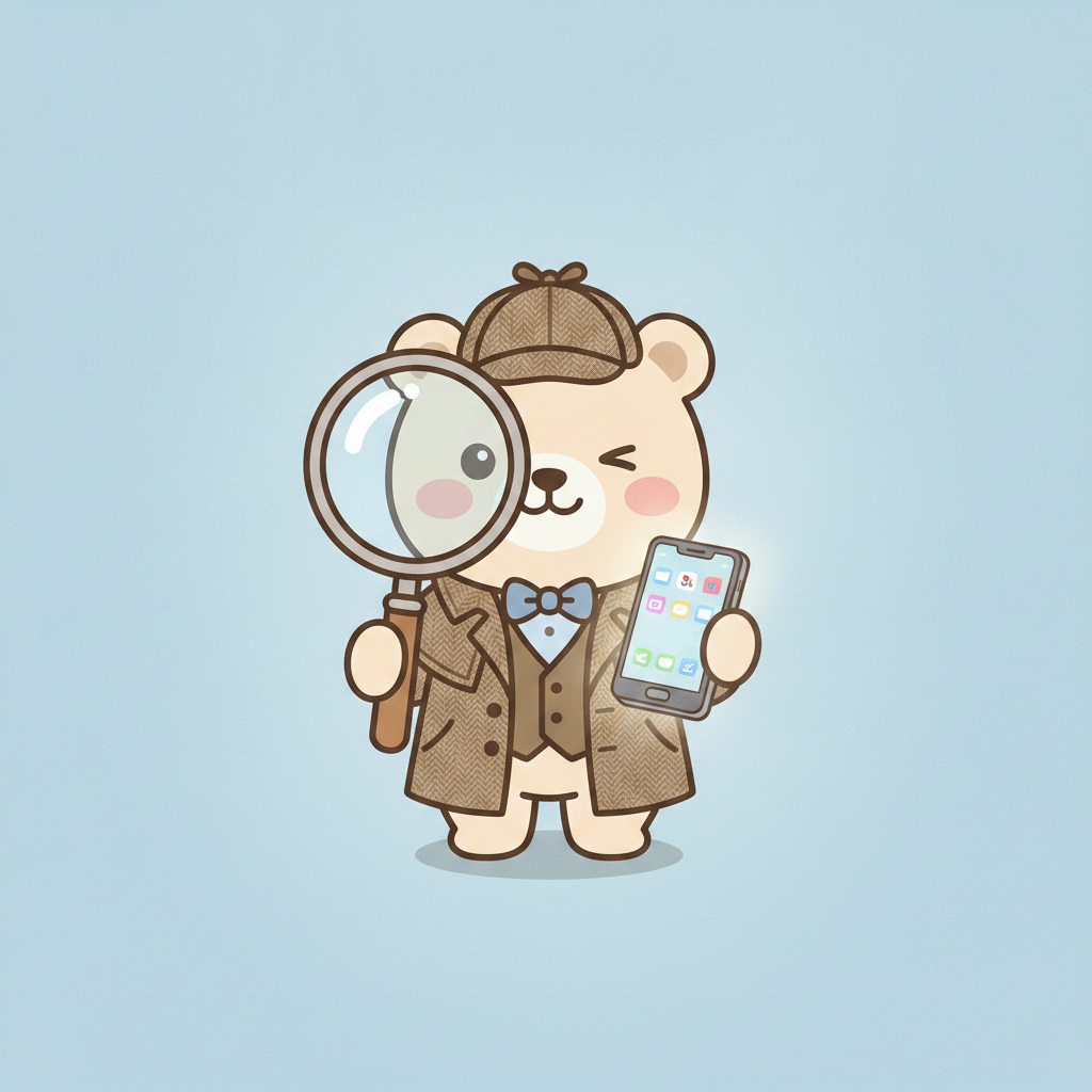 ひかクマくんのイラスト