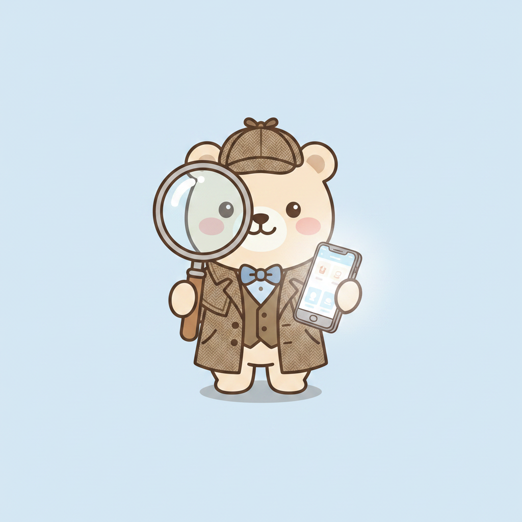 ひかクマくんのイラスト