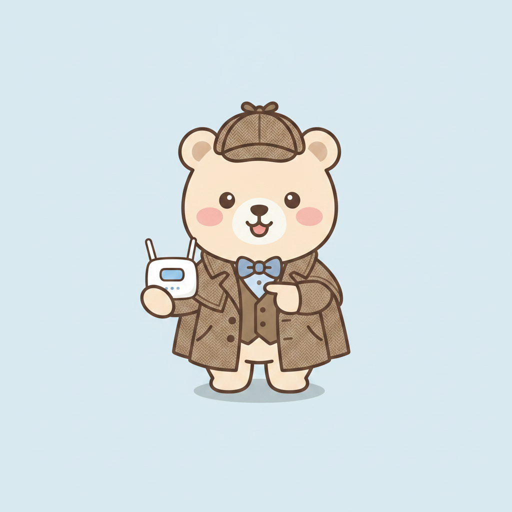 ひかクマくんのイラスト