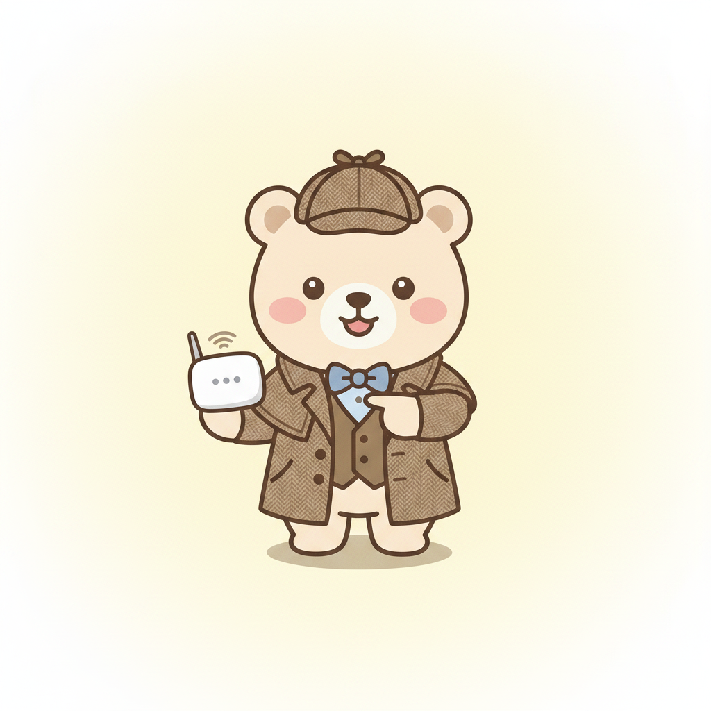 ひかクマくんのイラスト