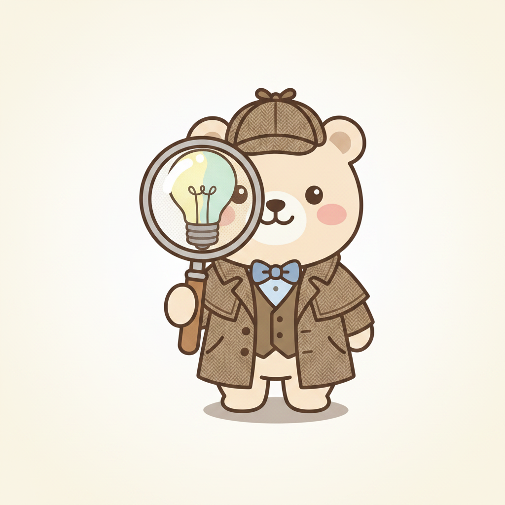 ひかクマくんのイラスト