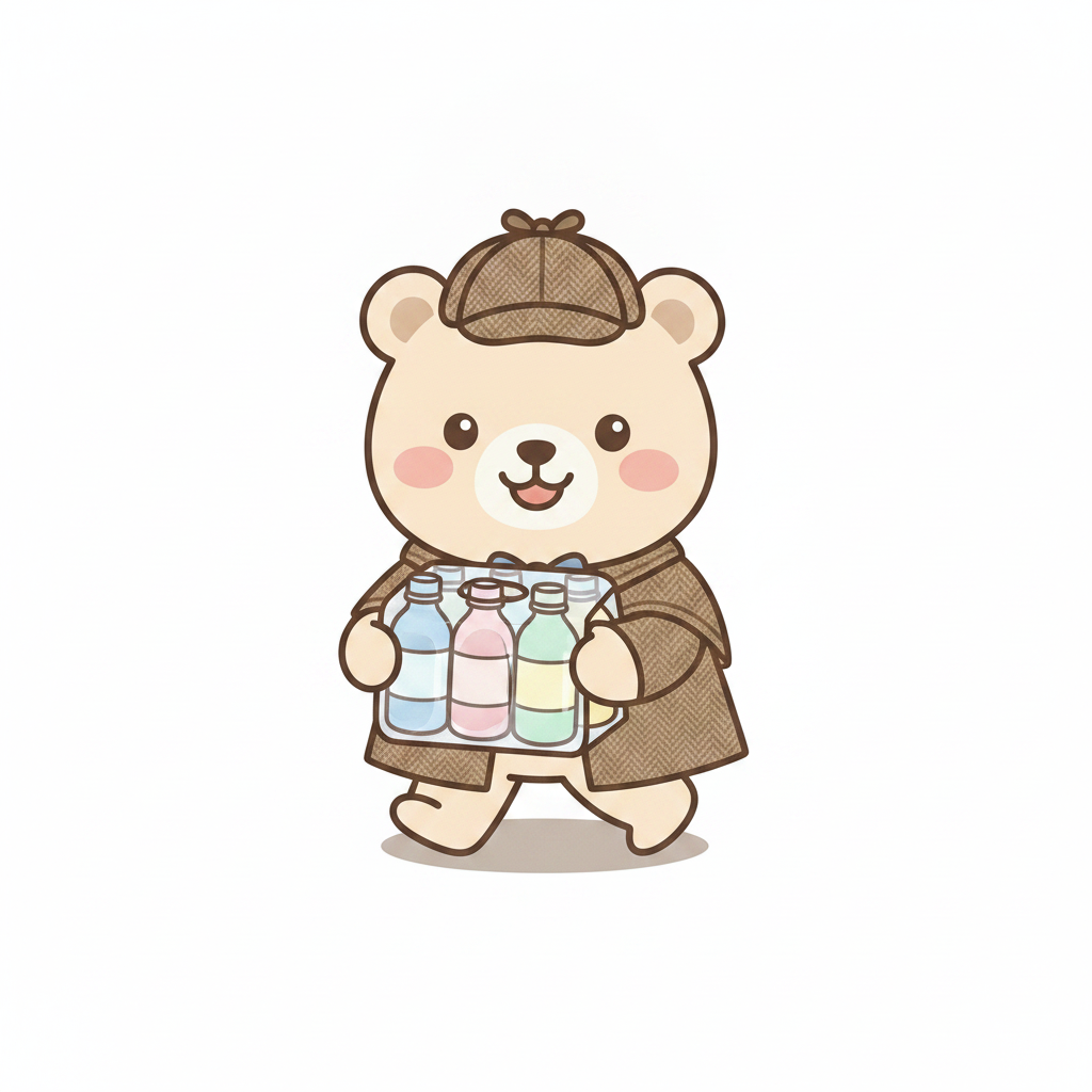 ひかクマくんのイラスト