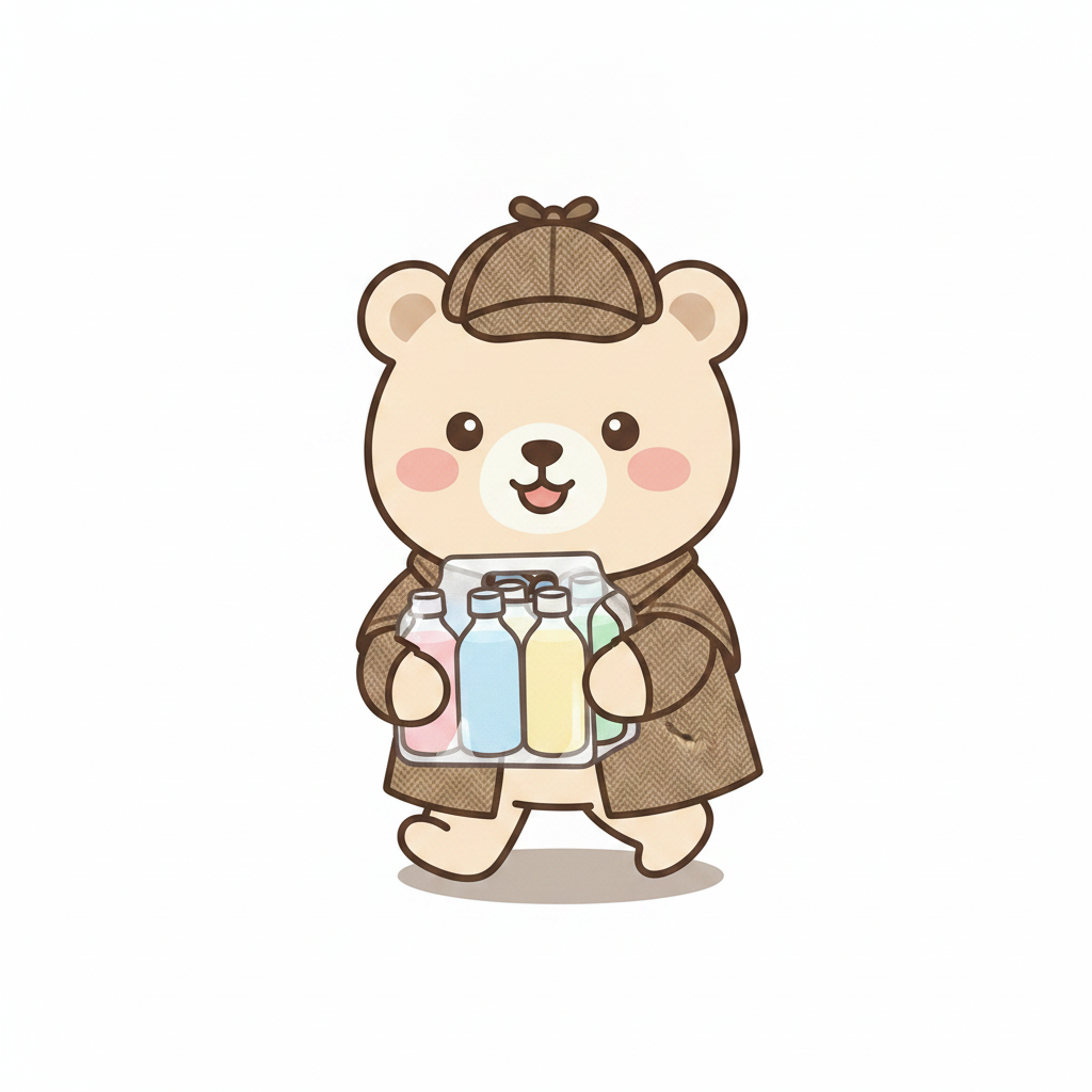 ひかクマくんのイラスト