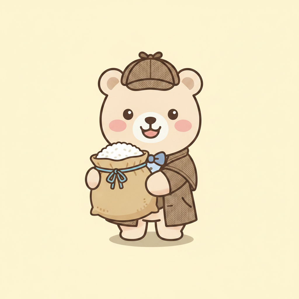 ひかクマくんのイラスト