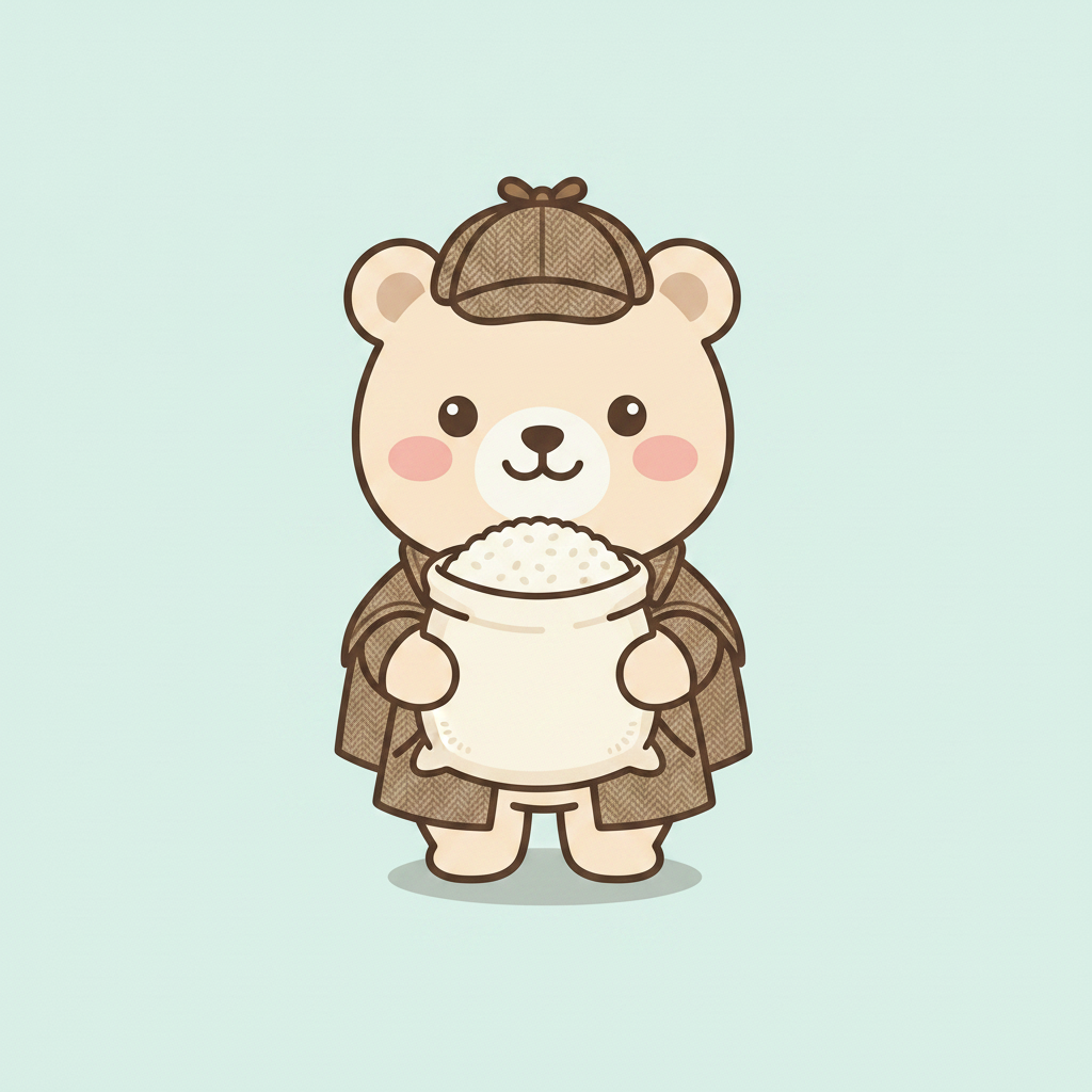 ひかクマくんのイラスト