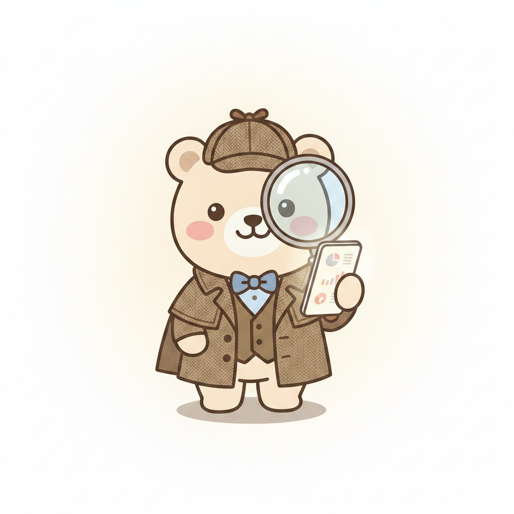 ひかクマくんのイラスト