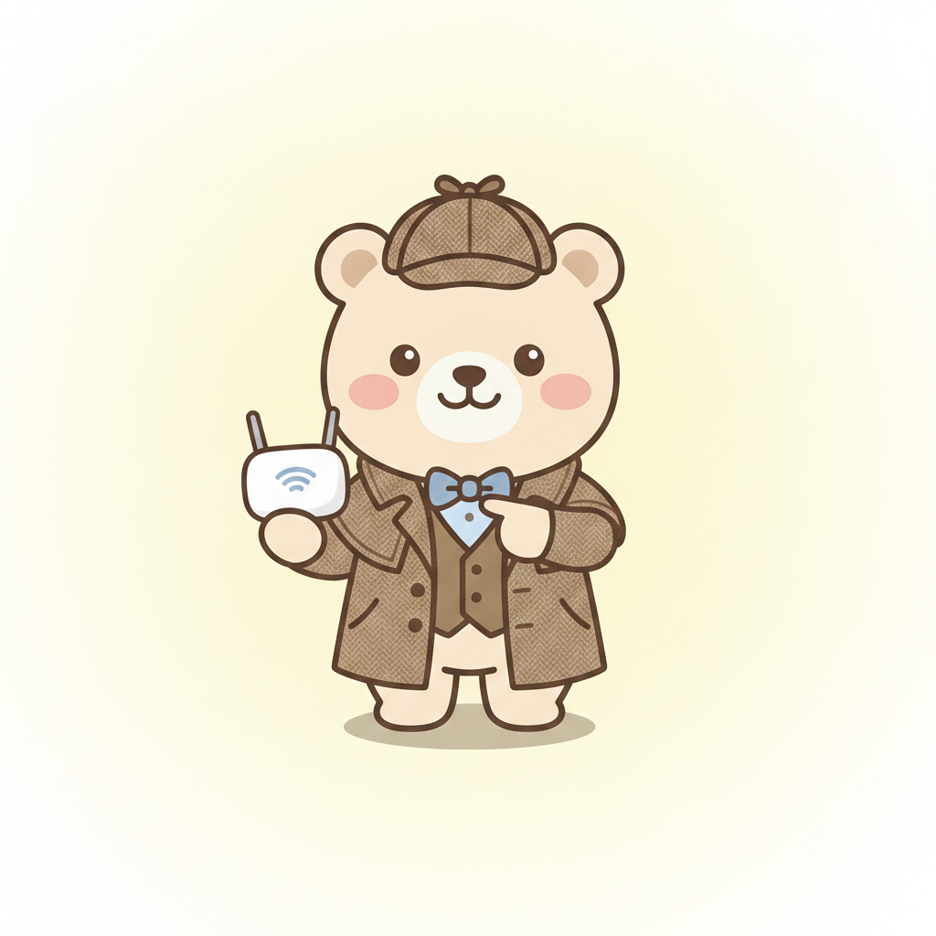 ひかクマくんのイラスト