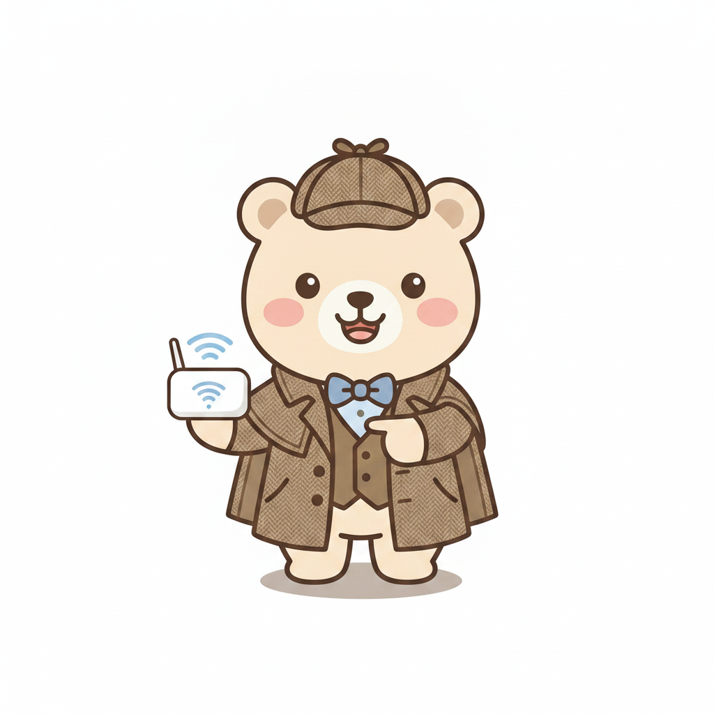 ひかクマくんのイラスト