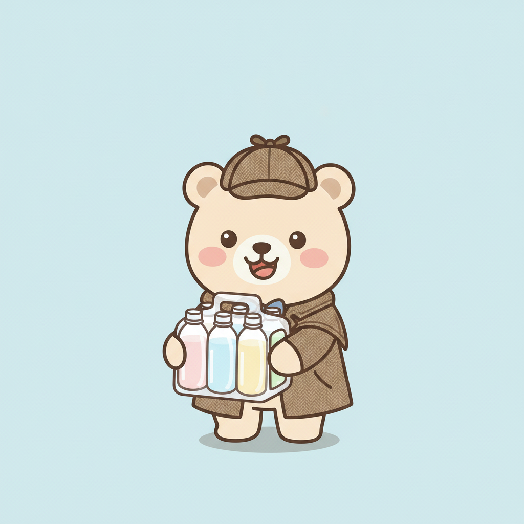 ひかクマくんのイラスト