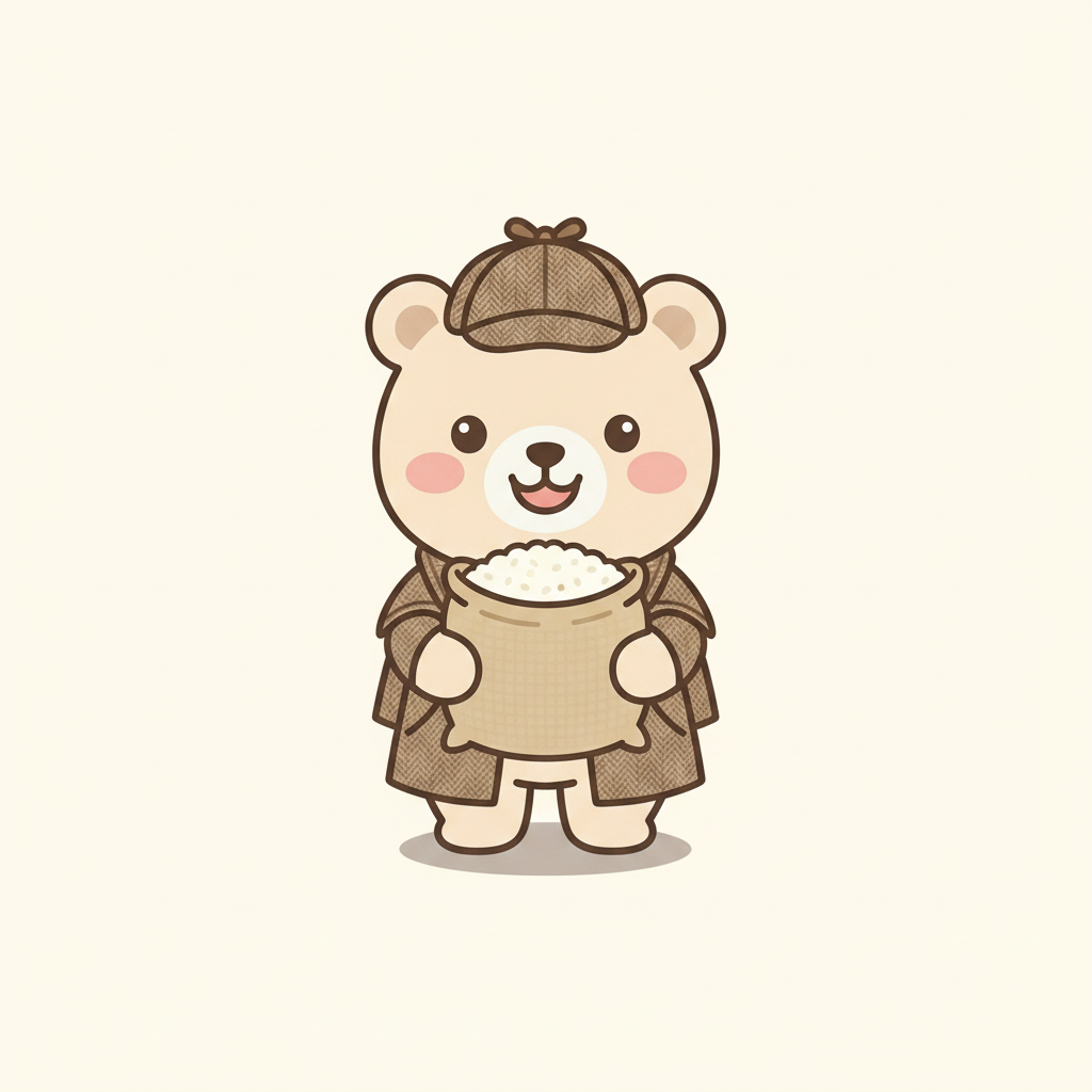 ひかクマくんのイラスト