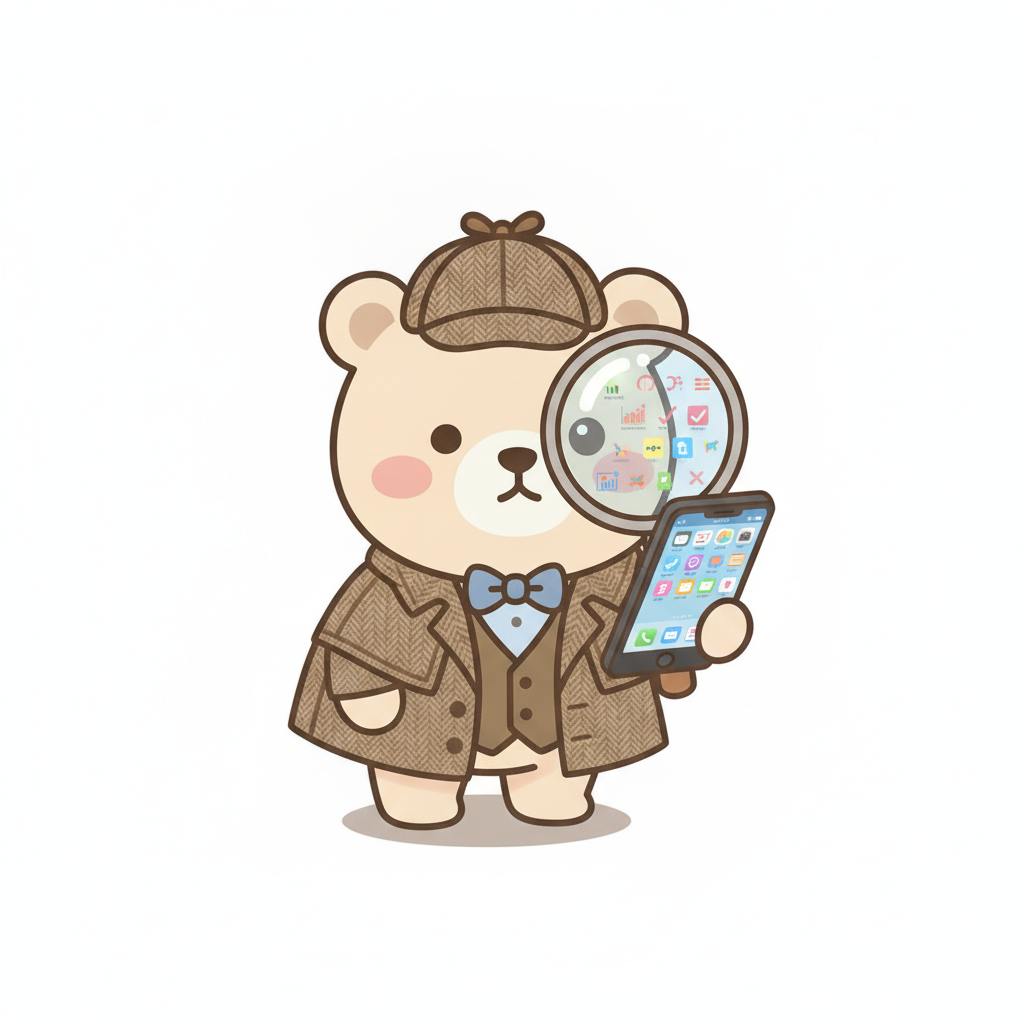 ひかクマくんのイラスト