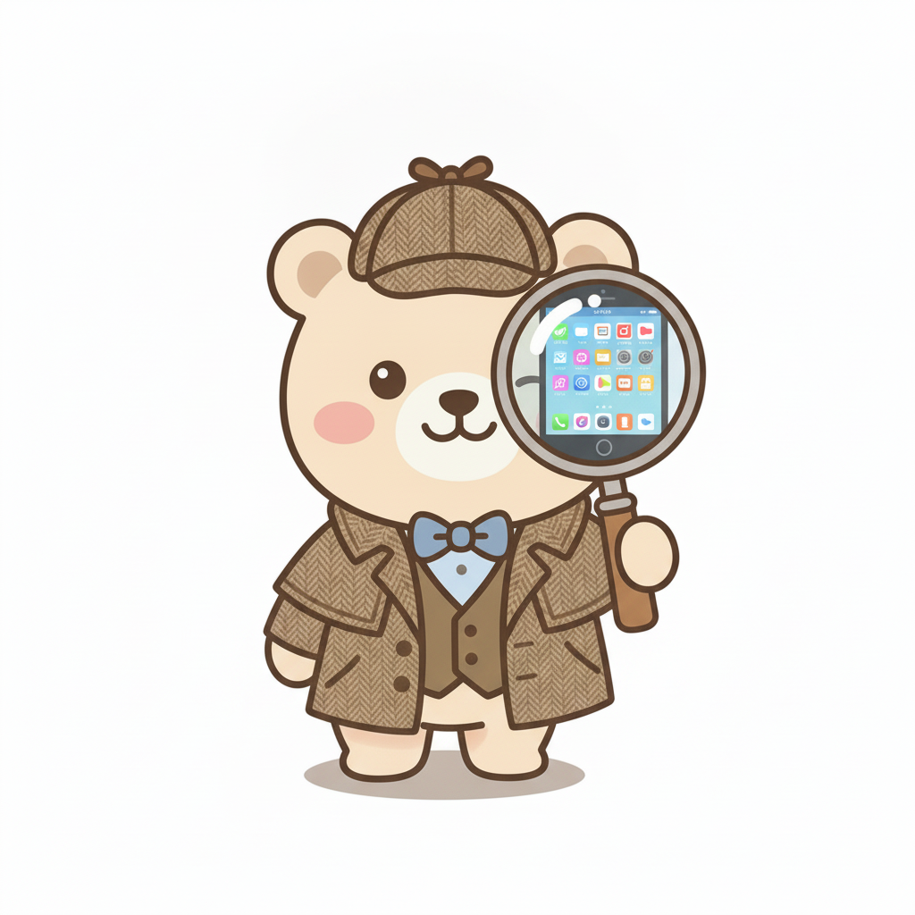 ひかクマくんのイラスト