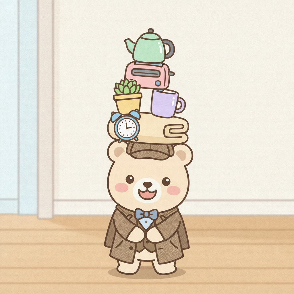 ひかクマくんのイラスト