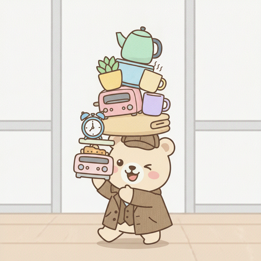 ひかクマくんのイラスト
