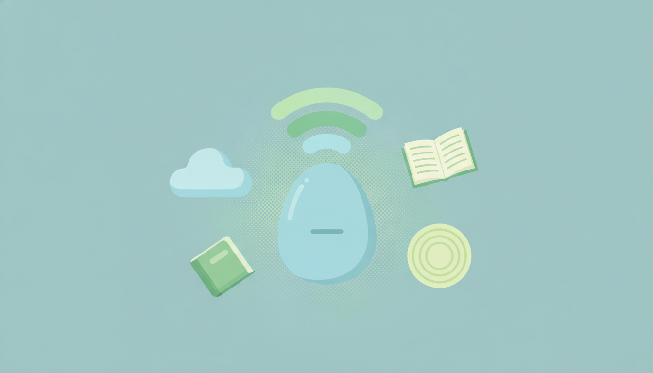 ポケットWiFi・モバイルルーターのイメージイラスト