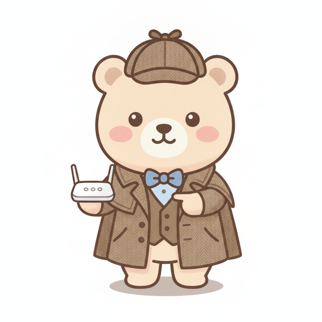 ひかクマくんのイラスト