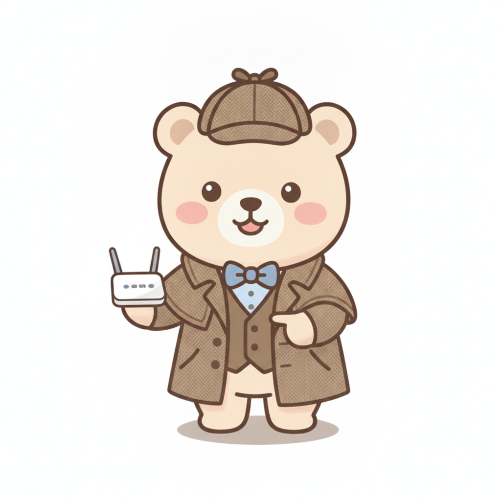 ひかクマくんのイラスト