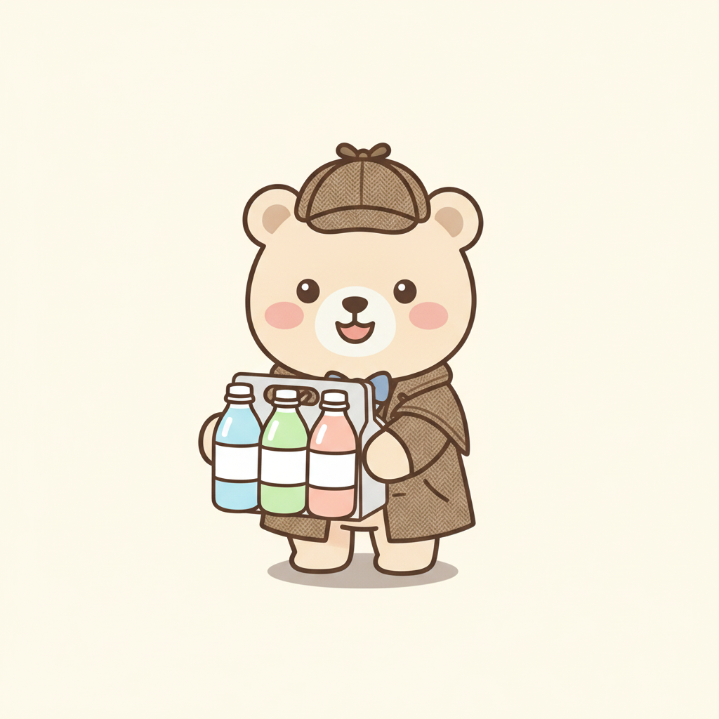 ひかクマくんのイラスト