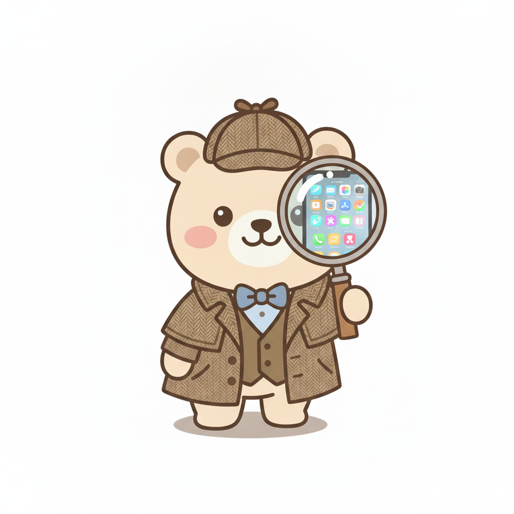 ひかクマくんのイラスト